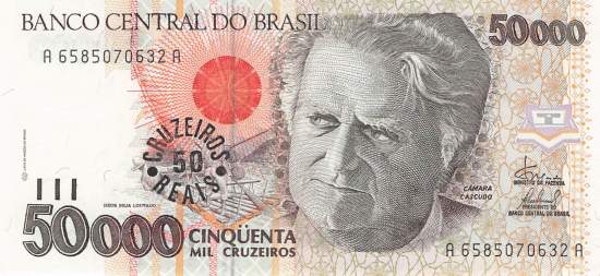 50 Cruzeiros Reais 1993